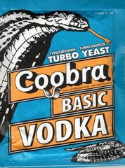 Спиртовые дрожжи Coobra Basic Vodka, 65 грамм. (Швеция) 3000460 фото