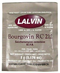 Дріжджі винні Lalvin RC-212, 5 грам