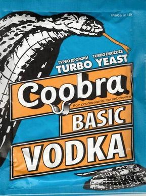 Спиртові дріжджі Coobra Basic Vodka, 65 грам. (Швеція) 3000460 фото