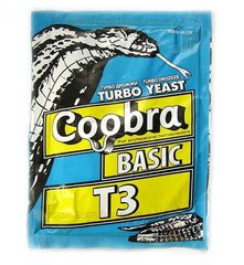 Спиртовые дрожжи Coobra Basic T3, 90 грамм (Швеция)