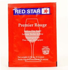 Дріжджі винні Red Star Premier Rouge, 5 грам 3235808 фото