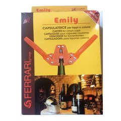 Укупорщик пивной бутылки Эмили (Италия) + 100 шт. кроненпробок в подарок.