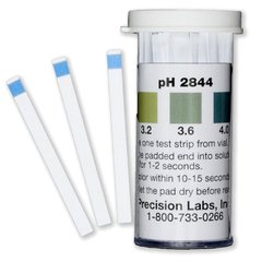 100 штук - Тест-смужка для вимірювання Ph - 2.8-4.4 Ph, USA