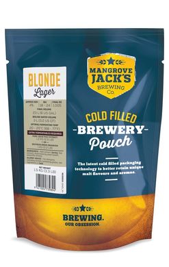 Экстракт для приготовления 23л. пива "Блонд Лагер" 1,5 кг - Mangrove Jack's + 1,2 кг глюкозы в подарок 34898672 фото
