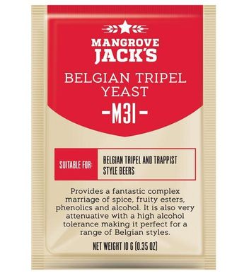 Пивні дріжджі Expert Series - M31 Belgian Trippel - Бельгійський Тріппель, 10 грам 244274711 фото