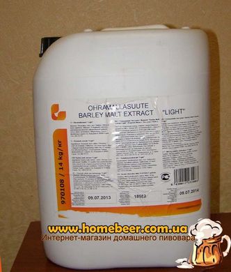 Экстракт светлого солода - Barley Malt Extract Light, 14 кг (Финляндия) 2117938 фото