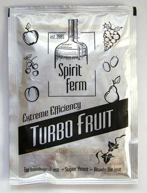 Спиртові дріжджі Spirit Ferm Turbo Fruit, 40 грам (Швеція) 2388506 фото