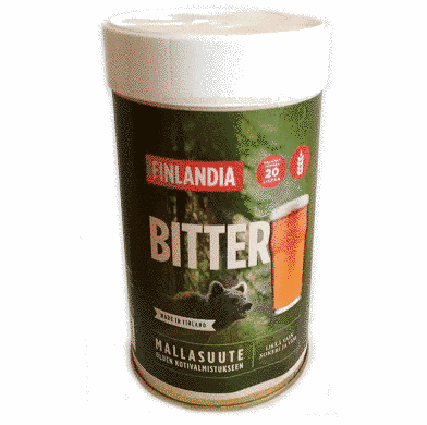 Экстракт для приготовления 20л. пива "Bitter" 1,5 кг - Finlandia + 1,2 кг глюкозы в подарок 3501308 фото