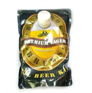 Экстракт для приготовления 20л. пива "Премиум Лагер" 1,75 кг - Bulldog 3490403 фото